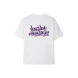 Белый T-фиолетовый с этикеткой.