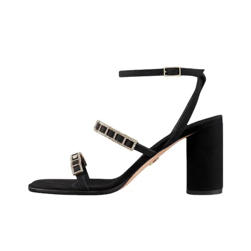 DIOR Diorissime One Ремешок Сандалии 8 см Женские Черный