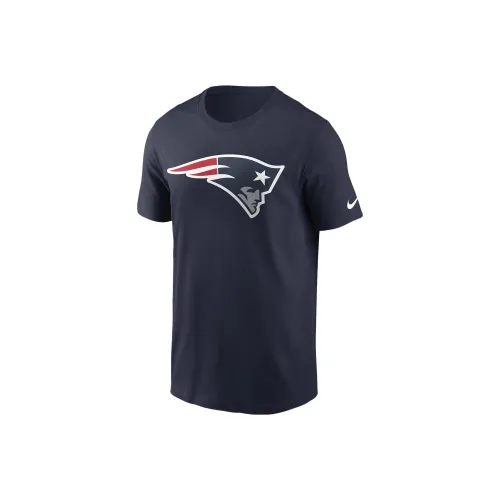 nike Логотип Essential T-Shirt NFL New England Patriots Мужская Морской Синий