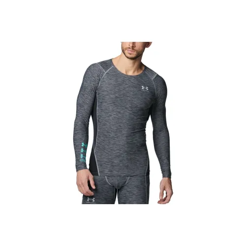 Under Armour UA Термо Шестерня Броня T Рубашка Мужская Светло-Серый