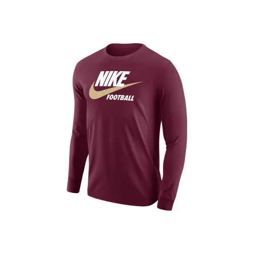 Футболка Nike Football мужская бордового цвета