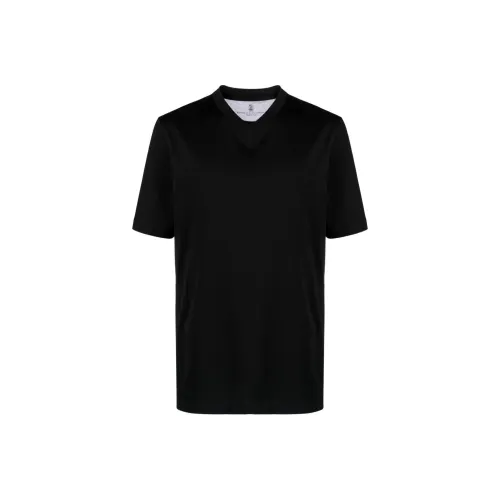 BRUNELLO CUCINELLI Черные Мужские Рубашки