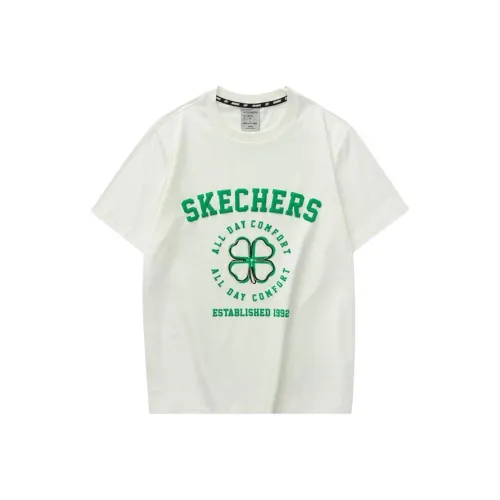 Skechers Colorful Зефир Белый/0074 Мужская T-Рубашка
