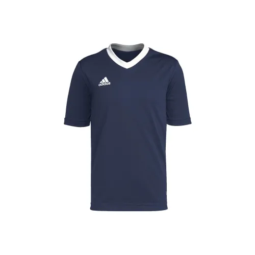 Adidas Entrada 22 T Рубашка Мужская Морской Синий