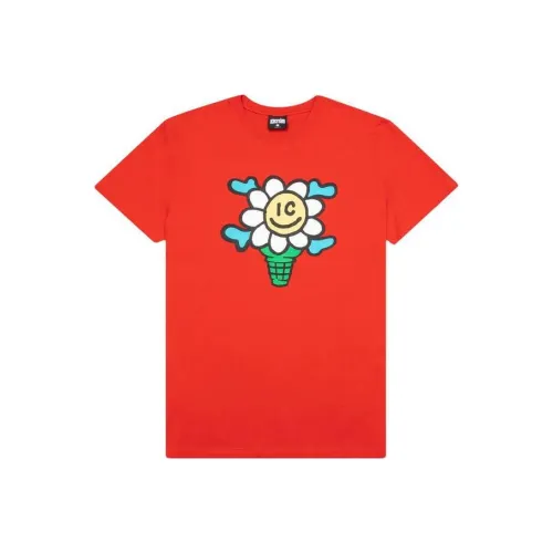 Мороженое Красный Унисекс Футболки