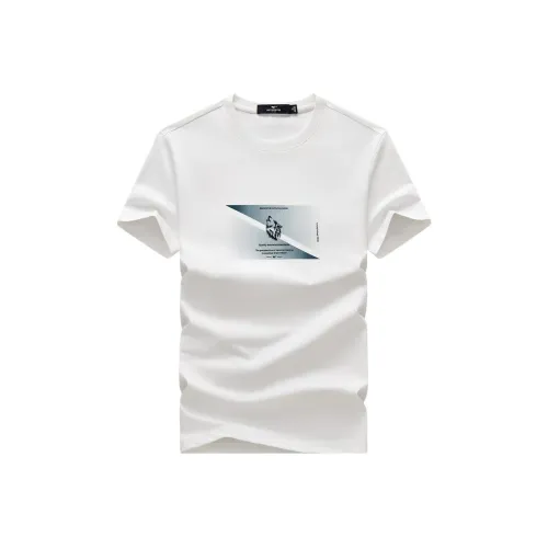 SEPTWOLVES T-Shirt Мужской Natural White