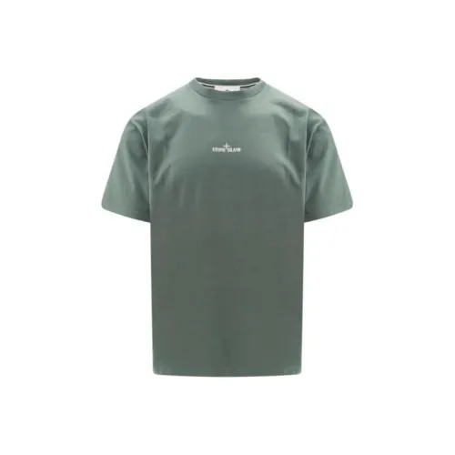 STONE ISLAND Рубашка Мужская Хаки