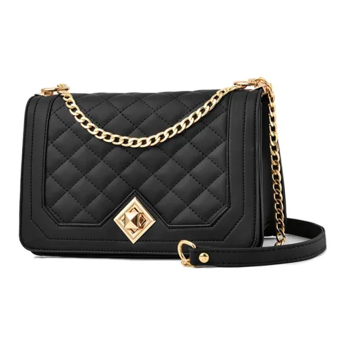 Bywhich ПУ (полиуретан) Сумка через плечо Женская Черная Белая