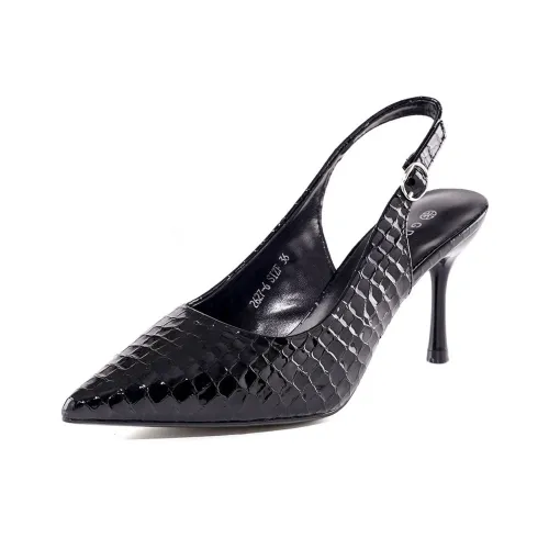 GUDIANFENGDU Узкий каблук Высокие каблуки 7,5 см Женские