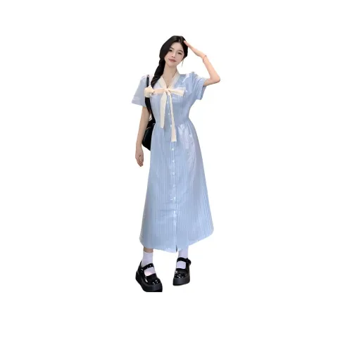 ZCDECO Короткое платье с короткими рукавами женское