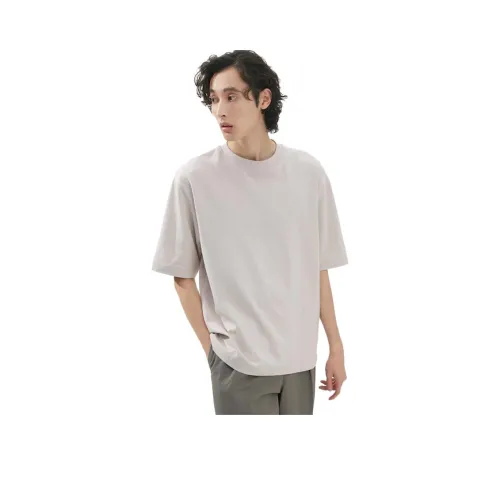 UNIQLO T-рубашка Unisex Light серого цвета