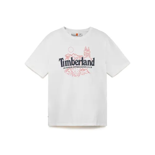 Timberland Белая Мужская T-рубашка