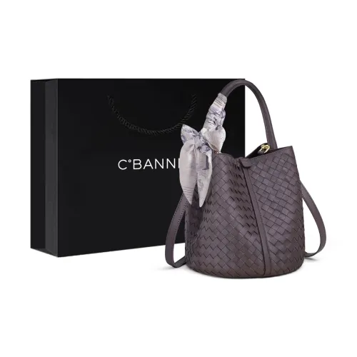 C°BANNER Sheepskin Crossbody Portable Bucket Bag Regular Women's Purple