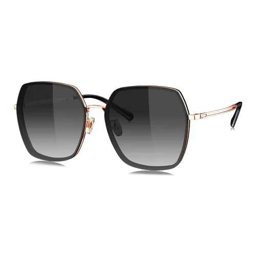 PARIM Силиконовая смешанная оправа медный никелевый сплав квадратные солнцезащитные очки унисекс