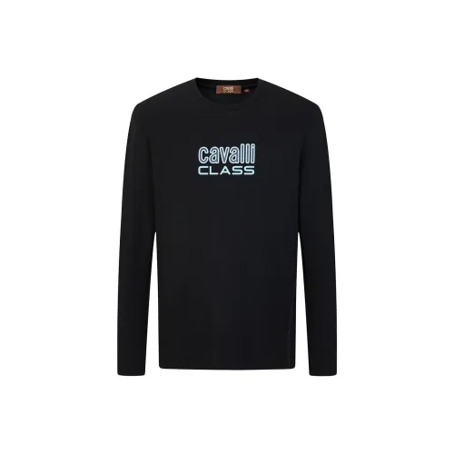 Cavalli Class T Рубашка Мужская Черная