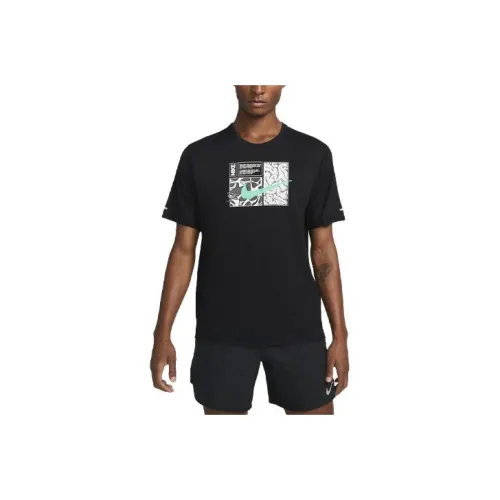 Nike Мужские черные футболки