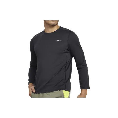 Saucony Секундомер Черный Мужской T-Рубашка