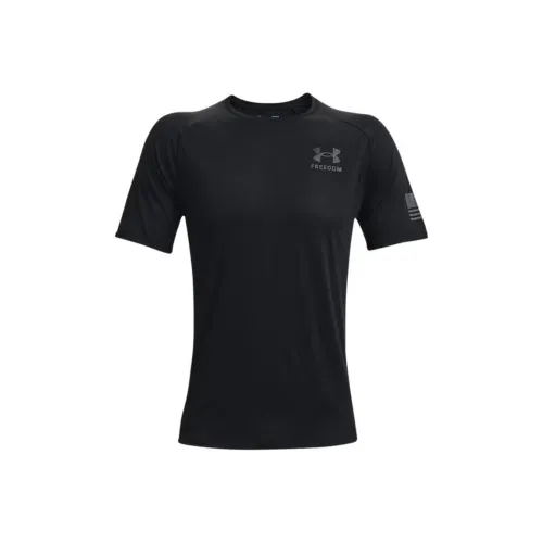 Under Armour UA Tech™ Freedom T-Shirt Мужская Черная