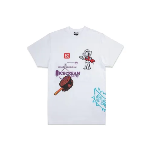 ICECREAM FW23 T-Shirt Мужской Белый