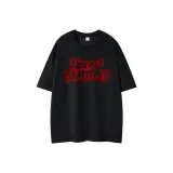 Черно-красный принт