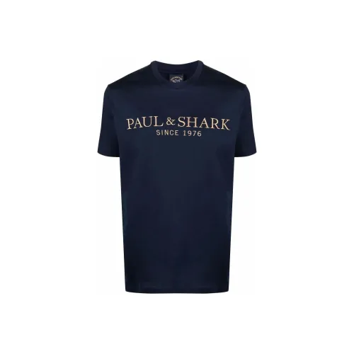 Paul Shark Yachting T-Shirt Мужская Морской Синий