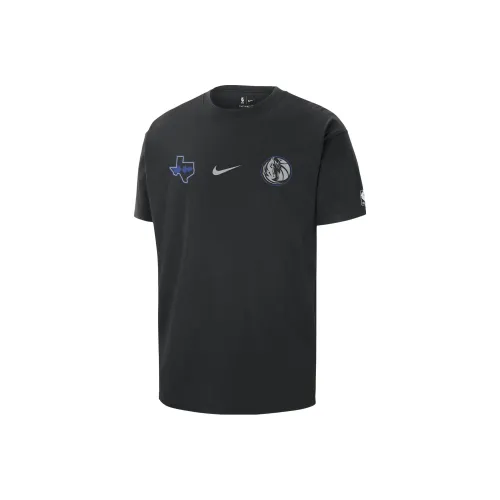 Nike NBA Dallas Mavericks 2023 24 Городская Edition T-Shirt Городская Edition 2023 24 Dallas Mavericks Мужской Черный