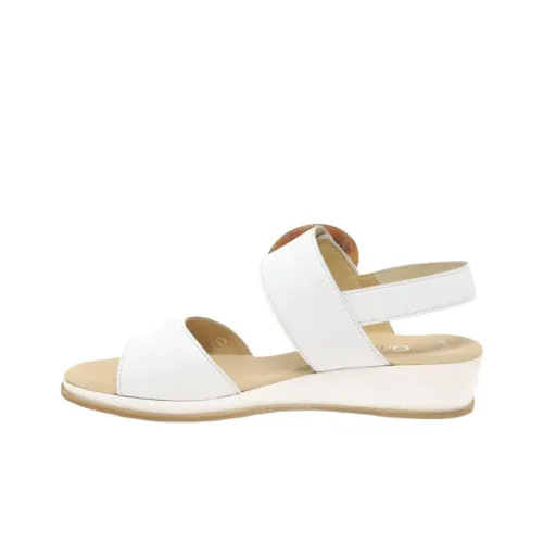 Gabor One Ремешок Сандалии 3 см Женские Белые