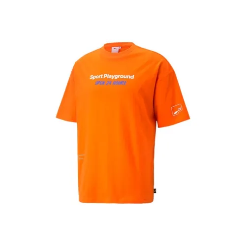 PUMA UPTOWN GRAPHIC Апельсиновая Унисекс Футболка