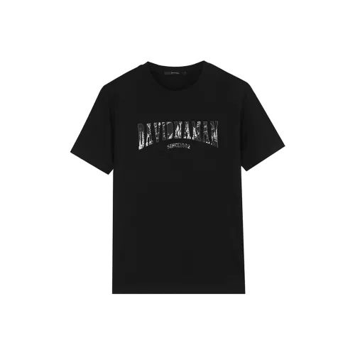 DAVID NAMAN SS24 T Рубашка Мужская Черная