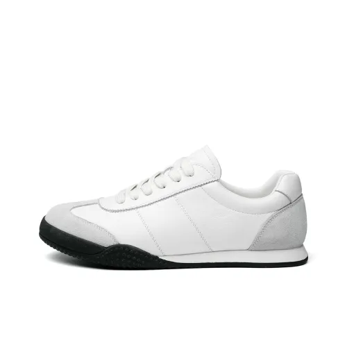 FED Дышащий Низкий Топ Повседневная Обувь Мужская Белая