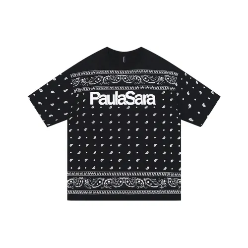 PAULASARA Короткий рукав T-рубашки унисекс черный