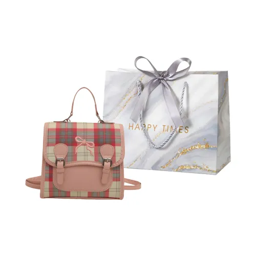 Miss Angel ПУ (полиуретан) Crossbody Рюкзак Стандартный Женский Экрю Розовый