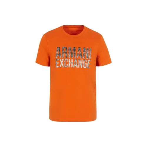 ARMANI EXCHANGEAE FW23 T Рубашка Мужская Оранжевая
