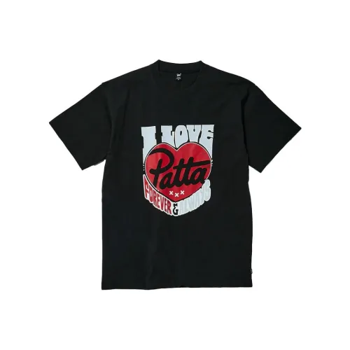 Patta совместная бренд Черные Мужские T-рубашки
