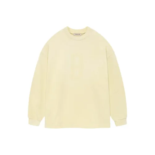 Fear Of God SS24 Season 8 Collection Airbrush 8 LS Tee T-Shirt Рубашка Unisex Lemon Cream