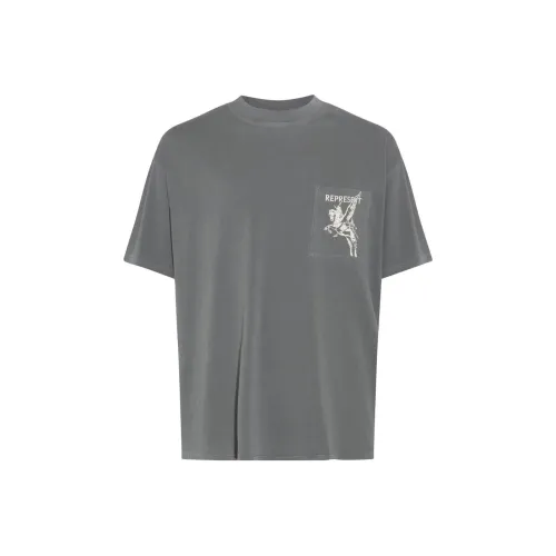 REPRESENT Серый Мужская T-Рубашка
