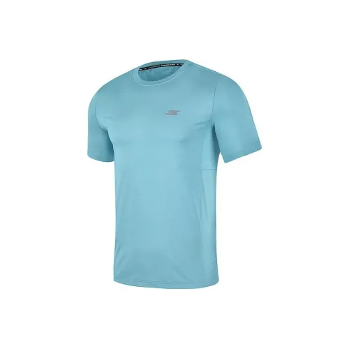 Skechers Basic Activity Series T-Shirt Мужской Adriatic Blue