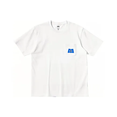 UNIQLO Белая унисекс футболка