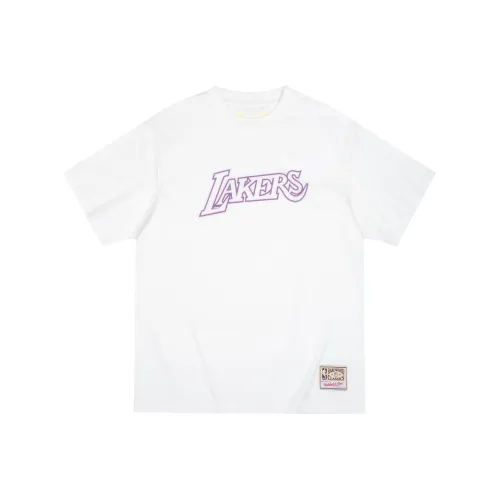 MITCHELL NESS Коллекция NBA T-Shirt Los Angeles Lakers Унисекс Белый