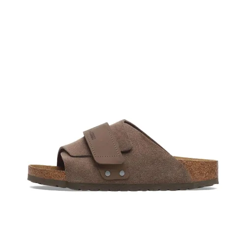 Birkenstock Kyoto Устойчивые к истиранию Слипоны Унисекс Серый Коричневый Узкий
