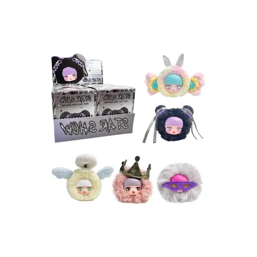 Hugbuddy LILISHA Starburst RUNWAY 100% Vinyl Plush Наушники Чехол Подвеска Single Mystery Box Целая Коробка 4 шт