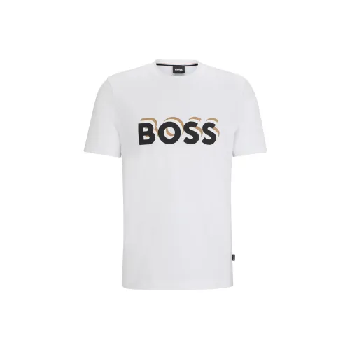 Hugo Boss Белые Мужские T-рубашки