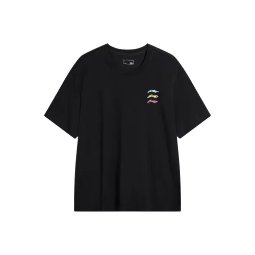 LINING Cool Tea T Черная Мужская Футболка