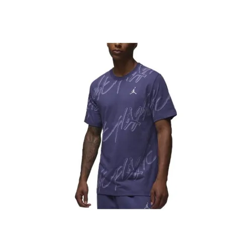 Jordan Flight Essentials Небесно-фиолетовый Мужской T-рубашки