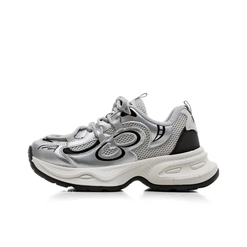 RENBEN Износостойкий Дышащий Легкий Низкий Топ Кроссовки с Толстой Подошвой Женские