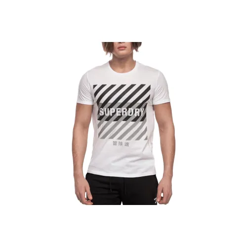 SUPERDRY Белая Мужская Футболка