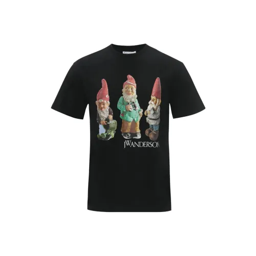 JW Anderson Мужские черные T-рубашки