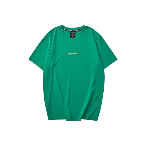 Skechers лиственный зеленый/00J4 Унисекс T Рубашки