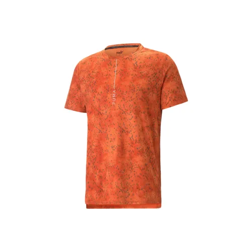 PUMA T-рубашка DE Йога с принтом Studio Yogini Lite мужская оранжевая