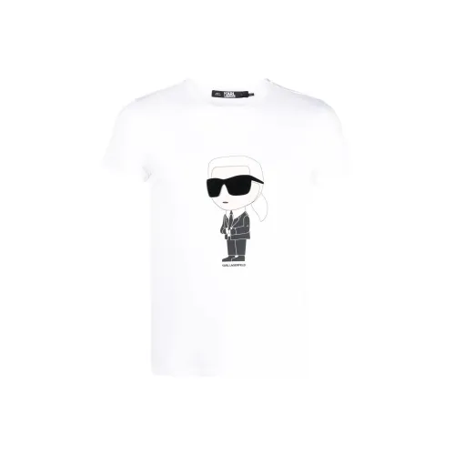 KARL LAGERFELD / Karl Lagerfeld Jeans Белый Мужской T-Рубашки